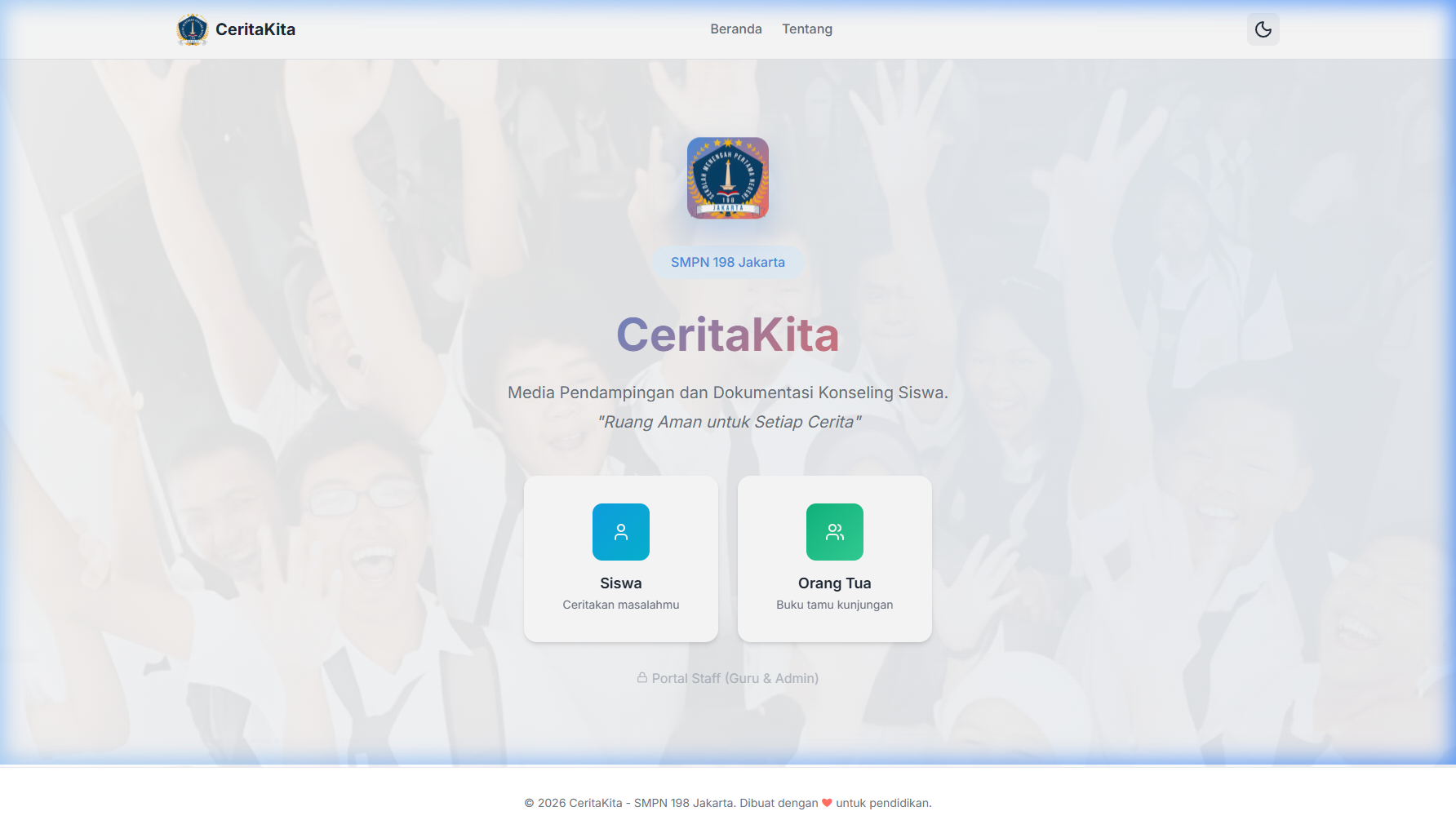 CeritaKita Ruang Cerita Website